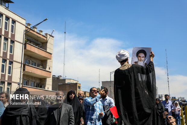 راهپیمایی روز جهانی قدس در تهران 