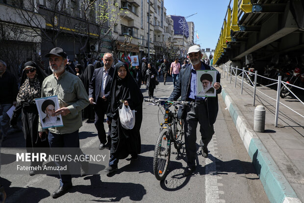 راهپیمایی روز جهانی قدس در تهران 