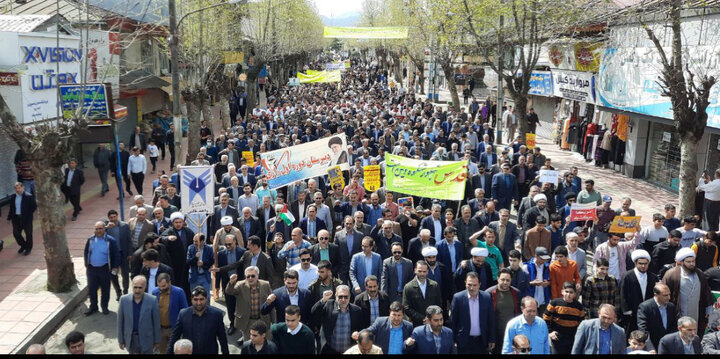 راهپیمایی روز قدس در تالش