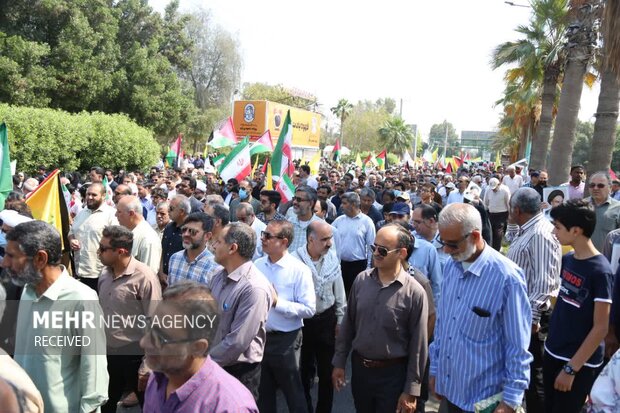 راهپیمایی روز جهانی قدس - بندرعباس