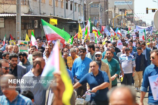 راهپیمایی روز جهانی قدس - آبادان