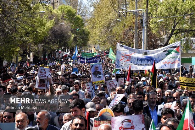  مسيرة يوم القدس العالمي في جميع انحاء البلاد