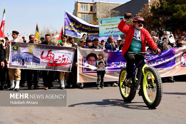 حضور پرشور مردم قوچان در راهپیمایی جهانی روز قدس