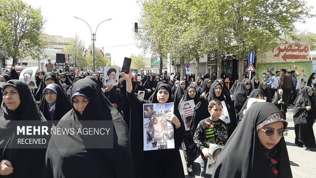 راهپیمایی روز قدس در شهرستان کاشمر