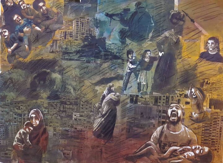 نمایشگاه نقاشی «یک داستان واقعی» در یاسوج برپا شد