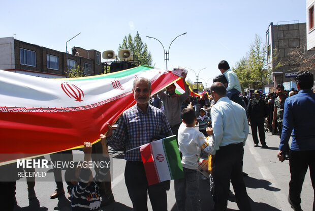 راهپیمایی روز قدس در شهرستان کاشمر