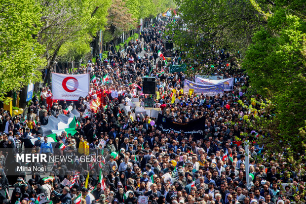 قدردانی از حضور پرشکوه مردم آذربایجان شرقی در راهپیمایی روز قدس