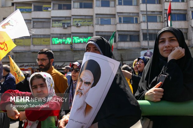 راهپیمایی روز جهانی قدس در تهران