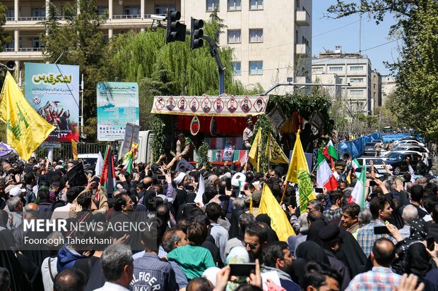 راهپیمایی روز جهانی قدس در تهران