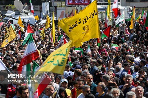 راهپیمایی روز جهانی قدس در تهران