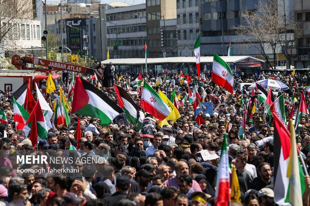 راهپیمایی روز جهانی قدس در تهران