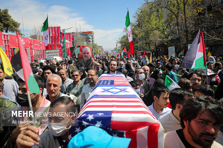 راهپیمایی روز جهانی قدس در تهران