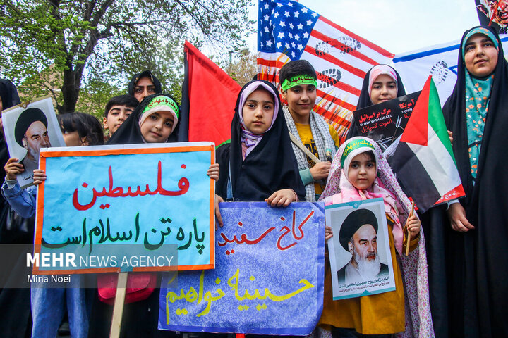 راهپیمایی روز جهانی قدس در تبریز