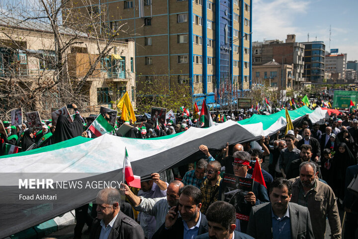 راهپیمایی روز جهانی قدس در تهران