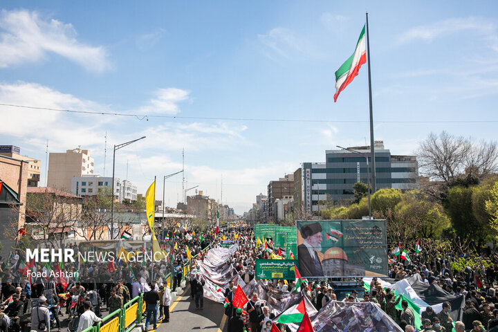 راهپیمایی روز جهانی قدس در تهران