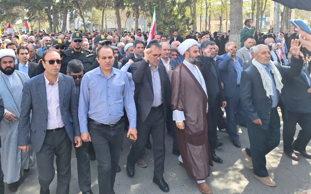 پارسآباد یکپارچه مدافع فلسطین شد/ گامی دیگر برای آزادی قدّس شریف