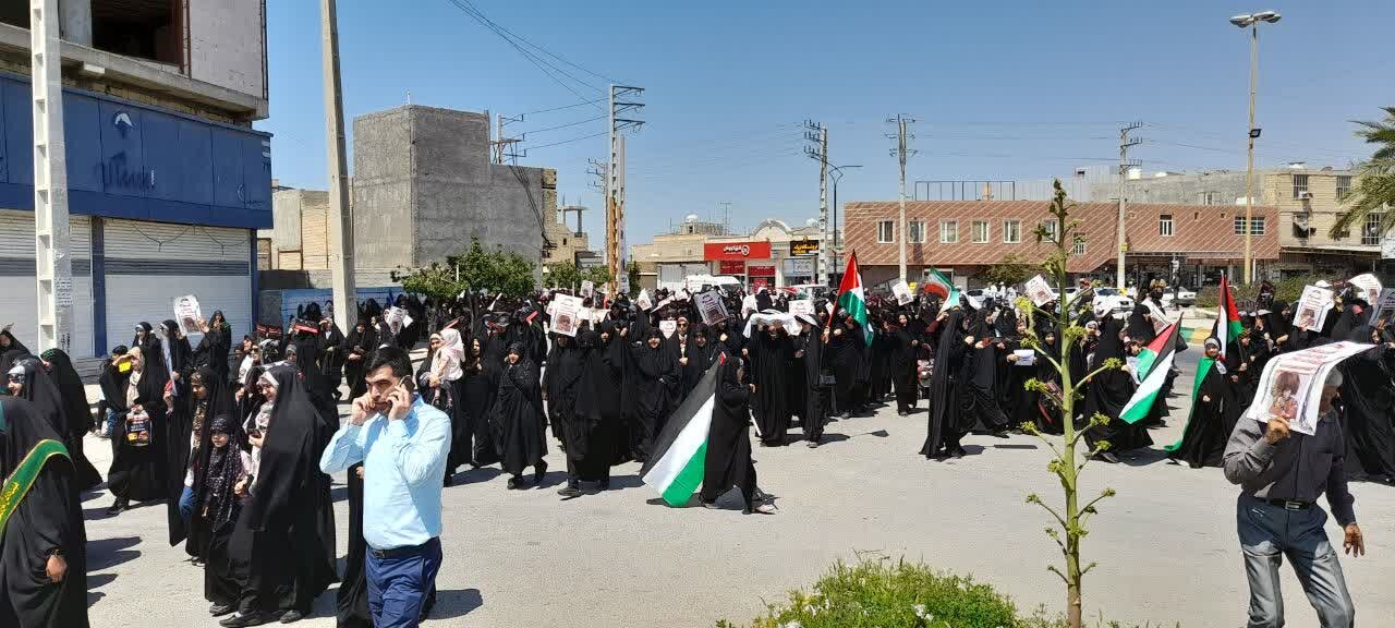 راهپیمایی باشکوه روز قدس در دیلم برگزار شد