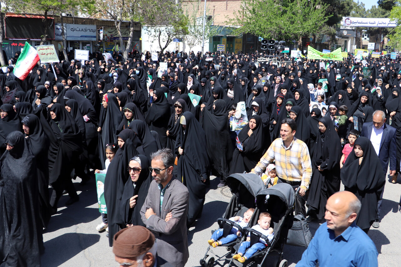 حماسه حضور گنابادی‌ها در راهپیمایی روز قدس