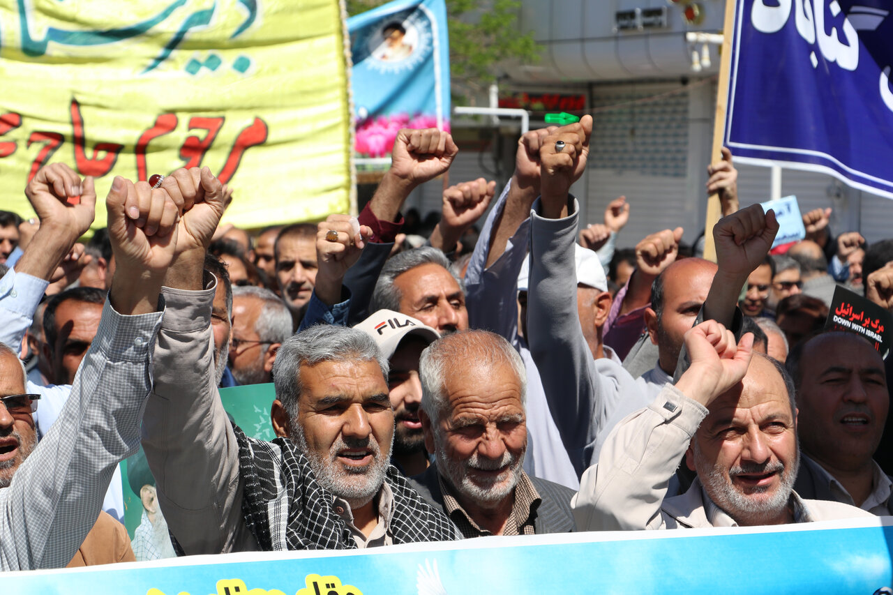 حماسه حضور گنابادی‌ها در راهپیمایی روز قدس