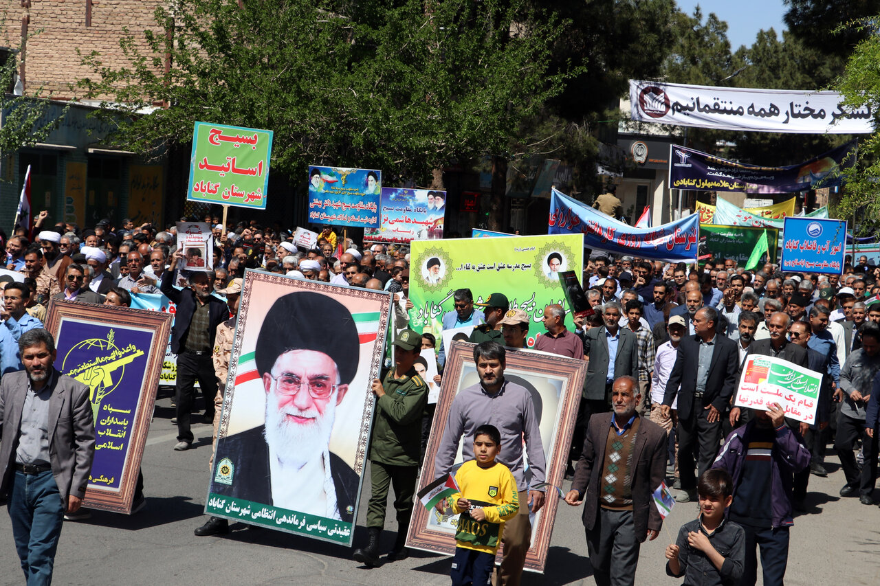 حماسه حضور گنابادیها در راهپیمایی روز قدس