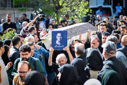 Funeral ceremony of Iranian actor Davoudnejad