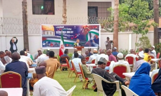 برگزاری مراسم روز جهانی قدس در سفارت ایران در نیجریه