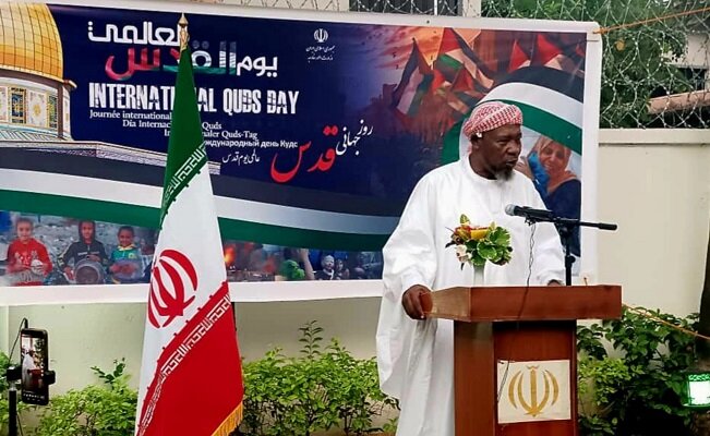 برگزاری مراسم روز جهانی قدس در سفارت ایران در نیجریه 