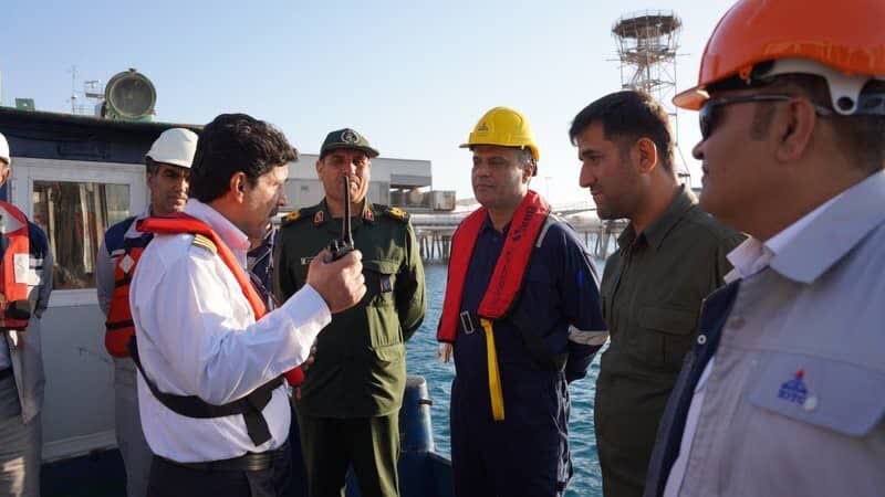 مانور شرایط اضطراری در پایانه نفتی خارگ اجرا شد