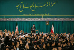 رہبر انقلاب اسلامی سے طالبعلموں اورطلبا تنظیموں کے نمائندوں کی ملاقات
