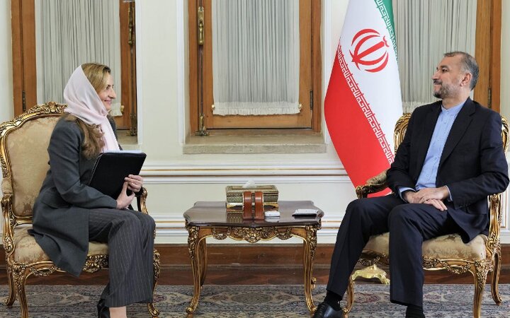 اٹلی کے ساتھ تعلقات بڑھانے میں کوئی رکاوٹ نہیں ہے، ایرانی وزیرخارجہ