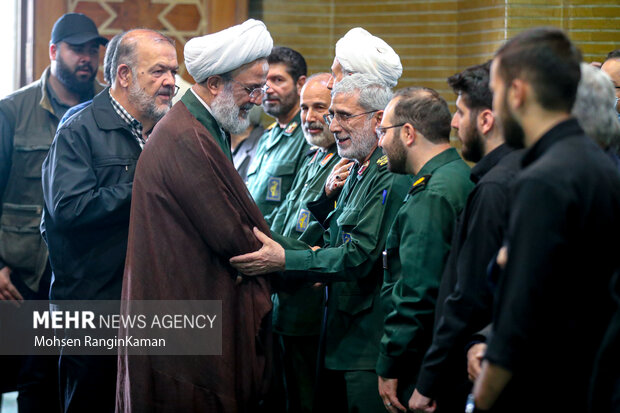 مراسم یادبود شهدای کنسولگری ایران در دمشق