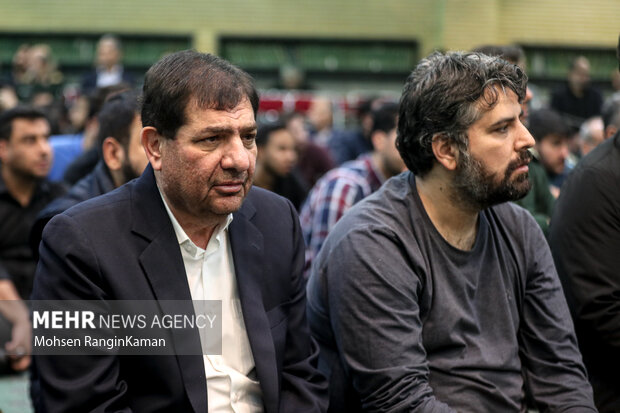 محمد مخبر در مراسم یادبود شهدای کنسولگری ایران در دمشق