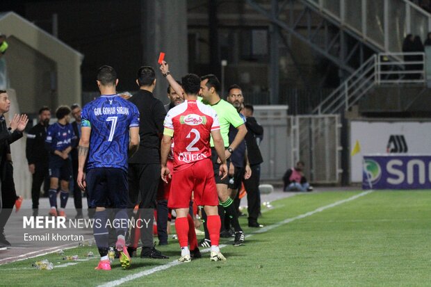 لیگ برتر فوتبال ایران گل گهر سیرجان پرسپولیس تهران