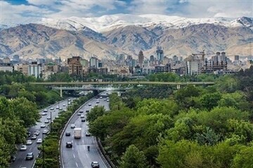 کیفیت هوای تهران در روز جاری/۵ روز هوای پاک از ابتدای سال در پایتخت