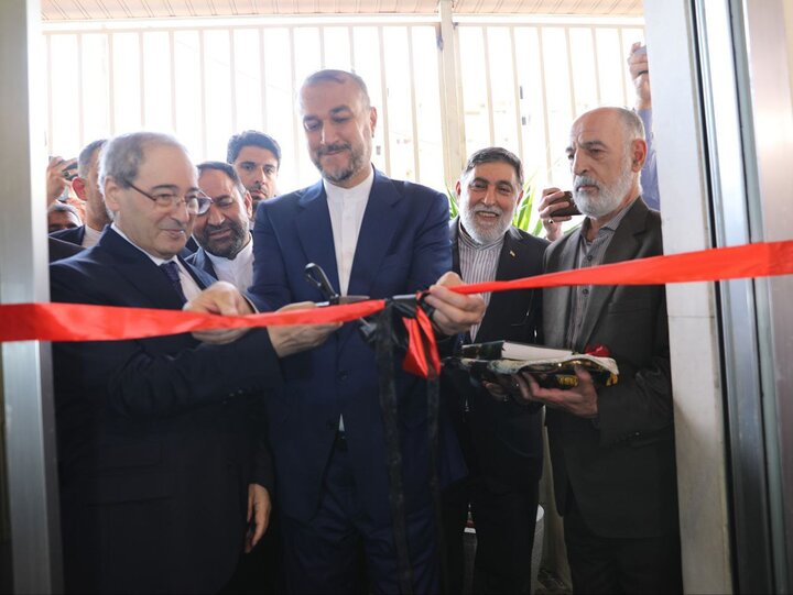 حسین امیر عبداللہیان کی موجودگی میں جدید ایرانی سفارت خانے کا افتتاح