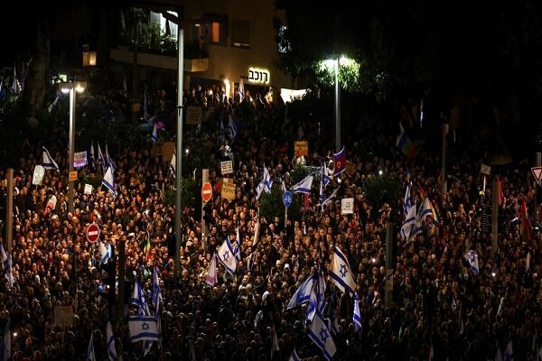 Tel Aviv'de Netanyahu karşıtı gösteri Tel Aviv'de Netanyahu karşıtı gösteri
