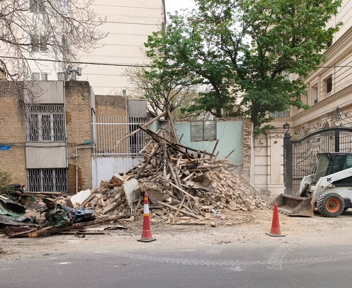 تملک و تخریب ملک معارض در محله حکمت تهران