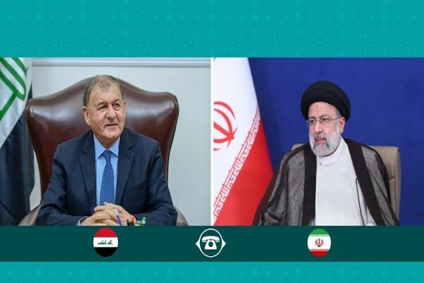 ایران اور عراق کے صدور کی ٹیلی فونک بات چیت؛ دوطرفہ تعلقات کو مضبوط بنانے پر زور