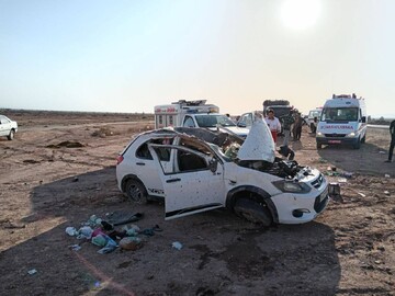 وقوع ۱۰ حادثه رانندگی در استان سمنان/واژگونی خودرو صدر حوادث است