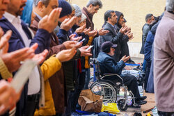 نماز باران در نجف‌آباد اقامه شد