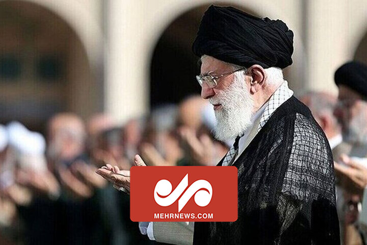 اقامه نماز عید سعید فطر به امامت حضرت آیت‌الله خامنه‌ای