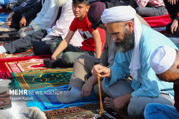 نماز عید فطر در ترکمن صحرا