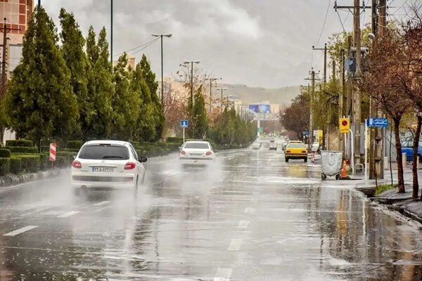 بارش باران در شهرهای کردستان
