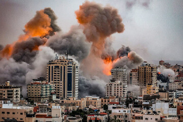 غزہ میں گھر پر بمباری سے 8 فلسطینی شہید