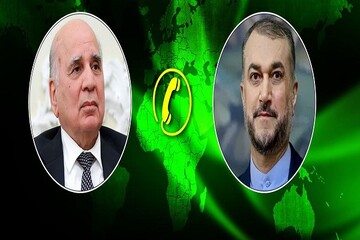 Iranian, Iraqi foreign ministers discuss ties