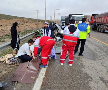 سرعت زیاد پژو پارس علت مرگ ۴ نفر در محور شاهرود_آزادشهر بود