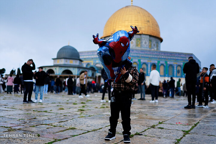 Prayers for Gaza: Palestinians mark sombre Eid at Al-Aqsa Mosque