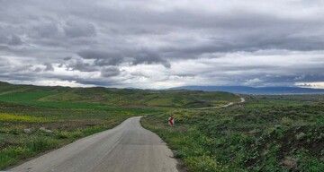 طبیعت بهاری روستای گزآباد خراسان شمالی