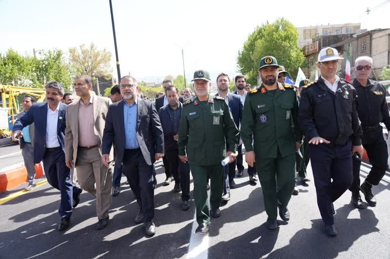 تقاطع غیرهمسطح شهدای جاویدالاثر در خرمآباد افتتاح شد