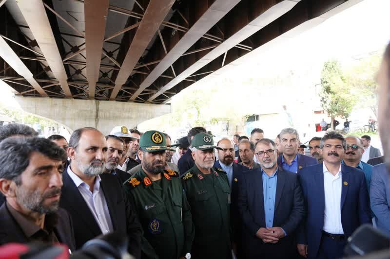تقاطع غیرهمسطح شهدای جاویدالاثر در خرمآباد افتتاح شد